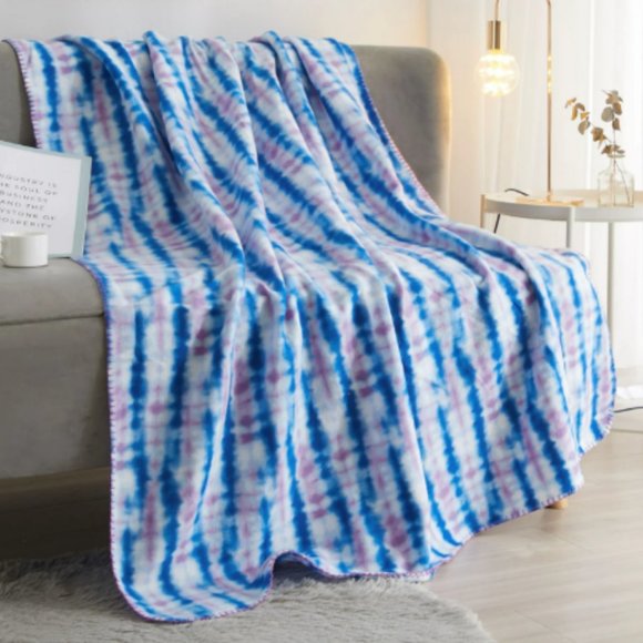 5/$20 NEW Tie Dye Fleece Throw Blanket - Picture 1 of 6
